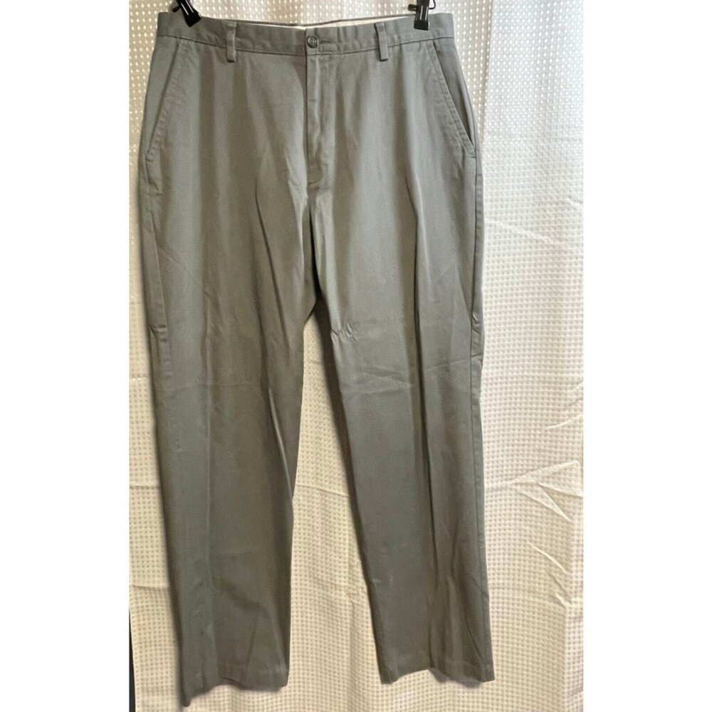 Dockers khaki pants jeans mens 34 x 33 D3 tapered gray